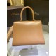 Delvaux Brillant MM Bag in Tender Beige Box Calf Leather
