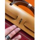 Hermes Herbag Zip 31cm Bag In Brown And Red