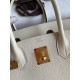 Hermes Birkin 30 Retourne Handmade Bag In Nata Clemence Leather
