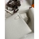 Hermes Kelly Mini II Sellier Handmade Bag In Gris Pale Epsom Calfskin