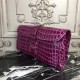 Hermes Jige Elan 29 Clutch In Fuchsia Crocodile Leather