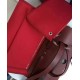 Hermes Herbag Zip PM 31cm Bag In Red Canvas