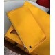 Hermes Herbag Zip PM 31cm Bag In Yellow Canvas