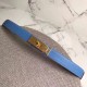 Hermes Kelly Belt In Blue Epsom Leather