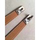Hermes Kelly Belt In Brown Epsom Leather