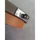 Hermes Kelly Belt In Taupe Epsom Leather