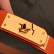 Hermes Kelly Belt In Orange Epsom Leather