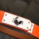 Hermes Kelly Belt In Orange Epsom Leather