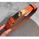 Hermes Kelly Belt In Orange Epsom Leather