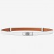 Hermes Kelly Belt In White Epsom Leather