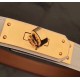 Hermes Kelly Belt In White Epsom Leather