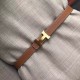 Hermes Mini Constance Belt Buckle & Brown Epsom 24 MM Strap