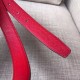 Hermes Mini Constance Belt Buckle & Red Epsom 24 MM Strap