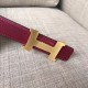 Hermes Mini Constance Belt Buckle & Ruby Epsom 24 MM Strap