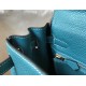 Hermes Blue Jean Clemence Kelly 32cm Retourne Bag