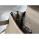 Hermes Grey Clemence Kelly 32cm Retourne Bag