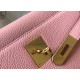 Hermes Pink Clemence Kelly 32cm Retourne Bag