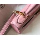 Hermes Pink Clemence Kelly 32cm Retourne Bag