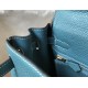 Hermes Blue Jean Clemence Kelly 28cm Bag
