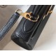 Hermes Black Clemence Kelly 28cm Bag