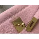 Hermes Pink Clemence Kelly 28cm Bag