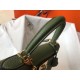 Hermes Canopee Clemence Kelly 28cm Bag