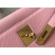 Hermes Pink Clemence Kelly 25cm GHW Bag