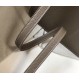 Hermes Halzan Bag In Etoupe Clemence Leather
