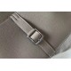 Hermes Halzan Bag In Grey Clemence Leather