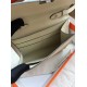 Hermes White Clic 16 Wallet With Strap