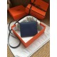 Hermes Sapphire Clic 16 Wallet With Strap