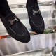 Hermes Black Suede Saint Honore Ankle Boots
