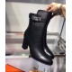 Hermes Noir Joueuse Ankle Boots