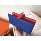 Hermes Bi-Color Epsom Bearn Wallet Electric Blue/Piment