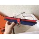 Hermes Bi-Color Epsom Bearn Wallet Electric Blue/Piment