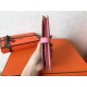 Hermes Bi-Color Epsom Bearn Wallet Grey/Pink