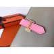 Hermes Bi-Color Epsom Bearn Wallet Grey/Pink
