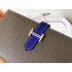 Hermes Bi-Color Epsom Bearn Wallet Taupe/Electric Blue