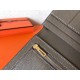 Hermes Taupe Epsom Bearn Gusset Wallet