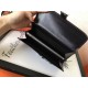 Hermes Black Swift Constance Long Wallet