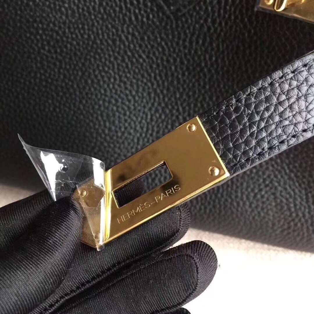 Hermes Black JPG Birkin 42cm Shoulder Bag