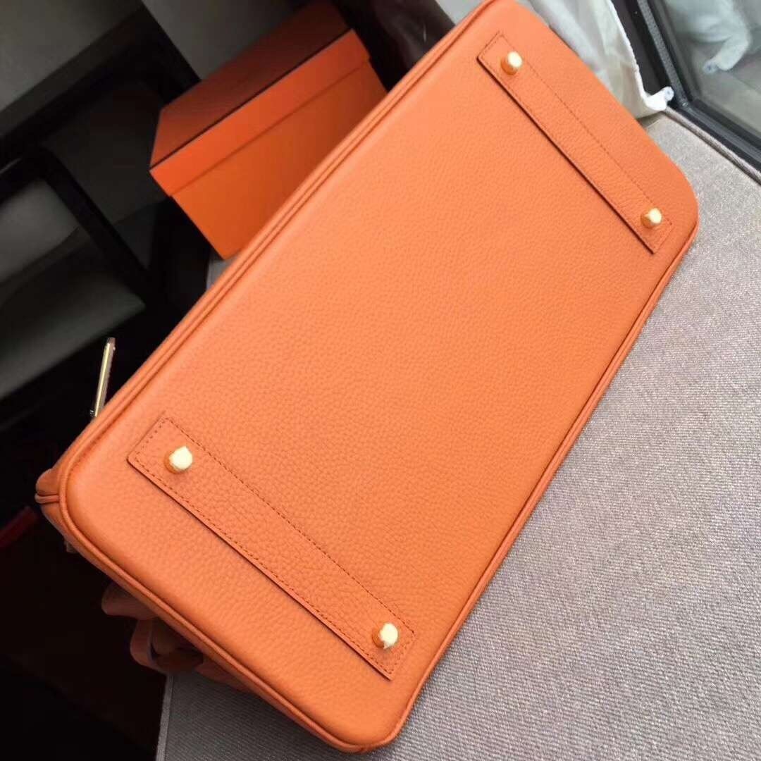 Hermes Orange JPG Birkin 42cm Shoulder Bag