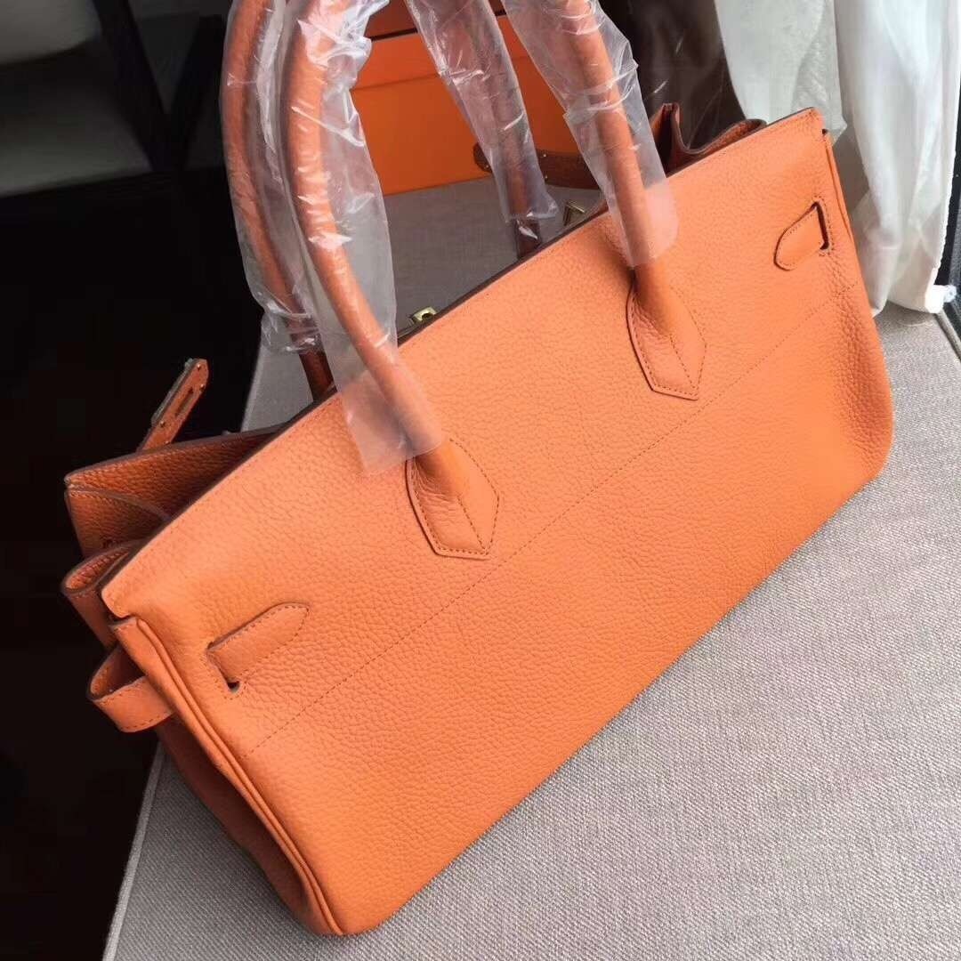 Hermes Orange JPG Birkin 42cm Shoulder Bag