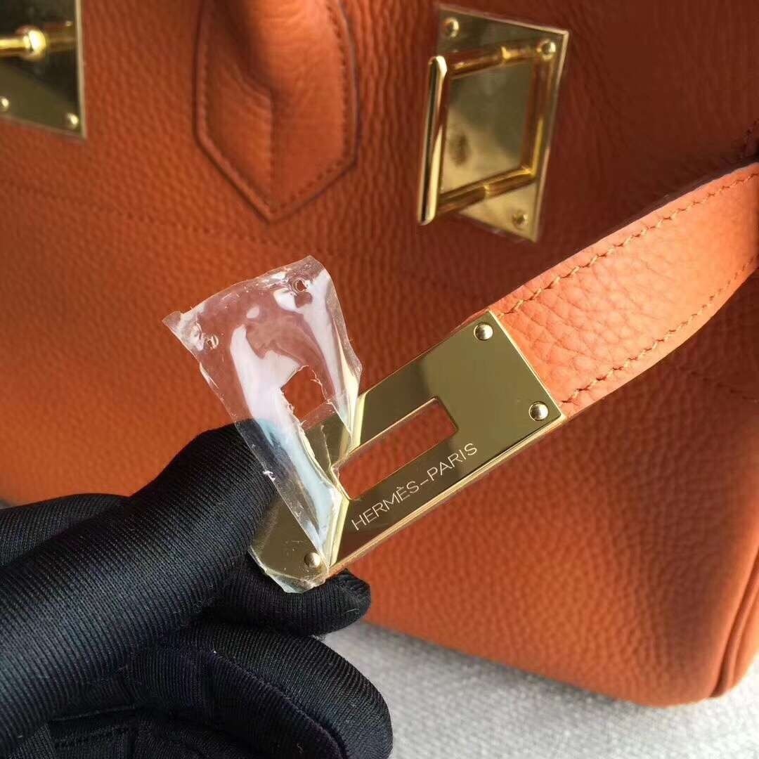 Hermes Orange JPG Birkin 42cm Shoulder Bag