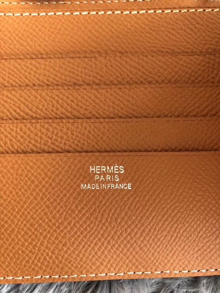 Hermes Brown MC² Copernic Compact Wallet