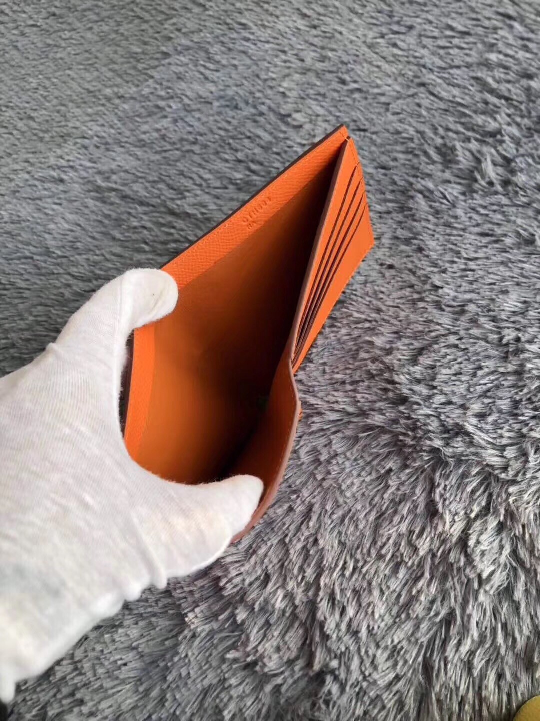 Hermes Orange MC² Copernic Compact Wallet