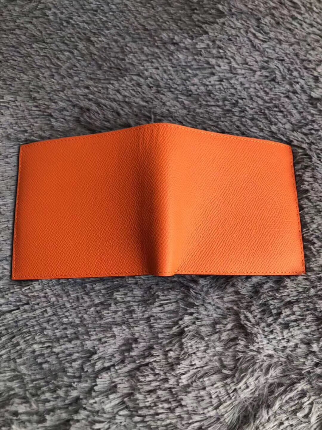 Hermes Orange MC² Copernic Compact Wallet