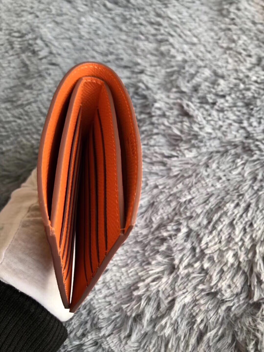 Hermes Orange MC² Copernic Compact Wallet