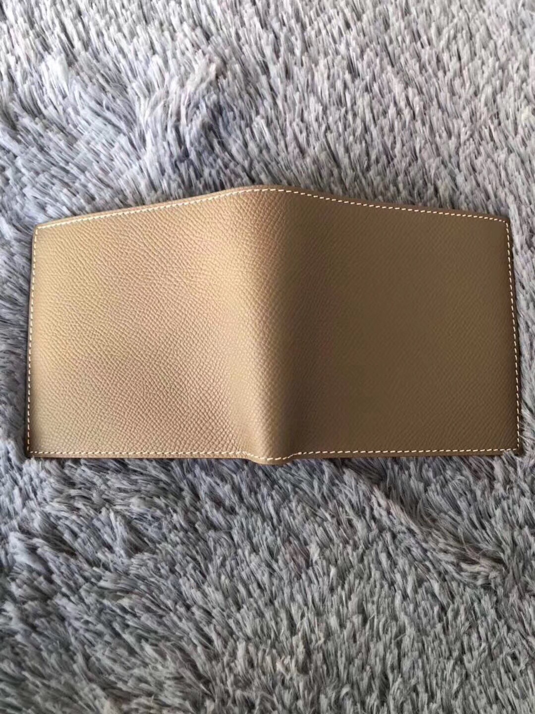 Hermes Taupe MC² Copernic Compact Wallet