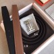 Hermes H Au Carre Belt Buckle & Brown 32mm Strap